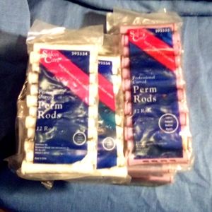 144 professional curved perm rods